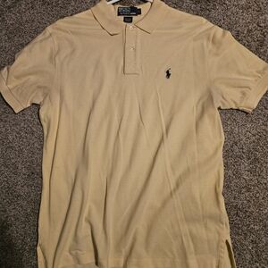 Ralph Lauren Men's Polo Shirt in Soft Yellow